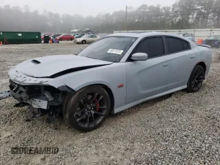 2021 Dodge Charger Scat Pack Widebody with VIN 2C3CDXGJ2MH519405, listed as a Copart auction lot 48917875 with 69,436 mi miles and Salvage Title. Bid and sale history available at carsss.com. Image 1.