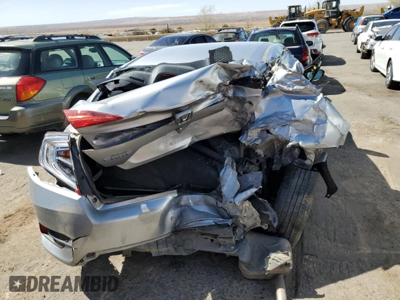 2019 Honda Civic Sedan LX with VIN 19XFC2F68KE007670, listed as a Copart auction lot 48559845 with 0 mi miles and Salvage Title. Bid and sale history available at carsss.com. Image 6.