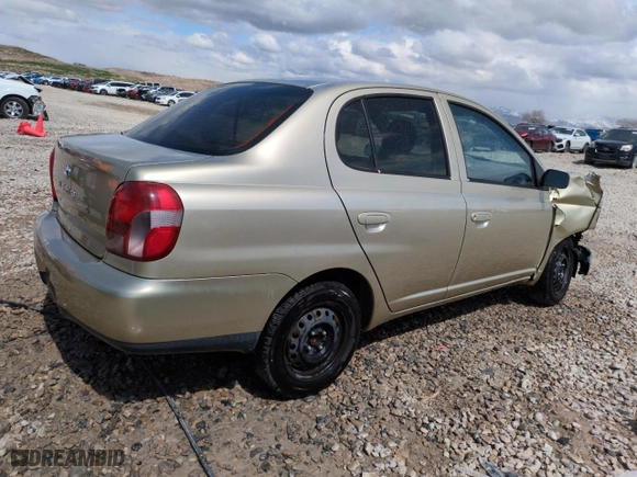 2000 Toyota ECHO with VIN JTDBT123XY0031281, listed as a Copart auction lot 51850585 with 160,831 mi miles and Salvage Title. Bid and sale history available at carsss.com. Image 3.
