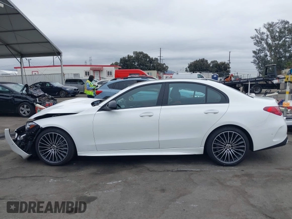 2024 Mercedes-Benz C 300 with VIN W1KAF4GB1RR225575, listed as a IAAI auction lot 40966585 with 3,538 mi miles and . Bid and sale history available at DreamBid. Image 13.