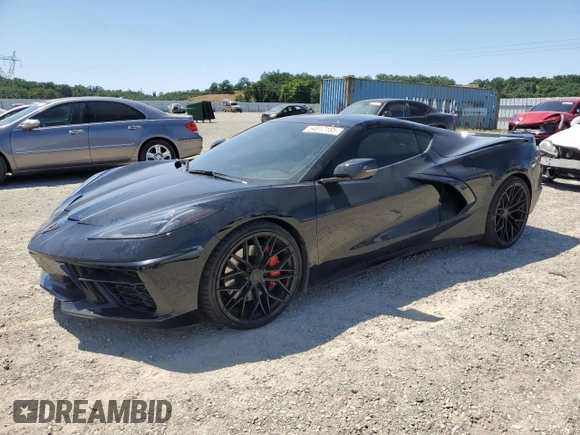 2022 Chevrolet Corvette 1LT with VIN 1G1YA2D49N5103512, listed as a Copart auction lot 54612185 with 18,479 mi miles and Salvage title. Bid and sale history available at DreamBid. Image 1.