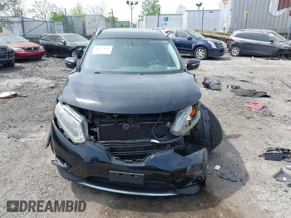 2015 Nissan Rogue SL with VIN 5N1AT2MV4FC854201, listed as a IAAI auction lot 42127639 with 146,760 mi miles and . Bid and sale history available at carsss.com. Image 13.