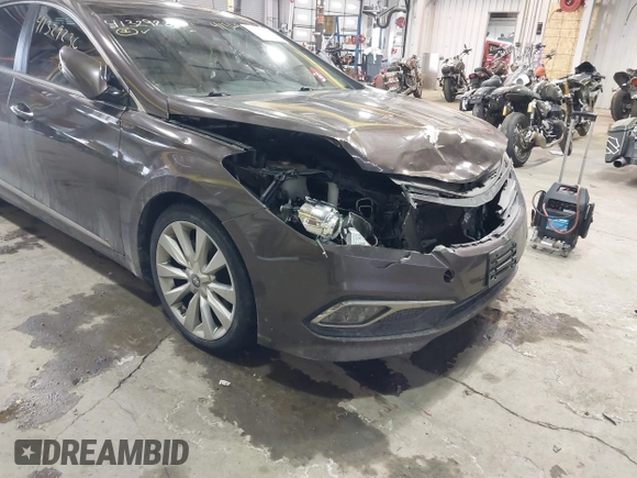 2015 Hyundai Azera Limited z VIN KMHFH4JG2FA432545, wystawiony jako IAAI lot #41329236 z przebiegiem 98 661 mil mil oraz . Historia ofert i sprzedaży dostępna na DreamBid. Obrazek 6.
