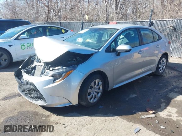 2022 Toyota Corolla LE with VIN 5YFEPMAE9NP340490, listed as a IAAI auction lot 41653662 with 35,676 mi miles and . Bid and sale history available at DreamBid. Image 17.