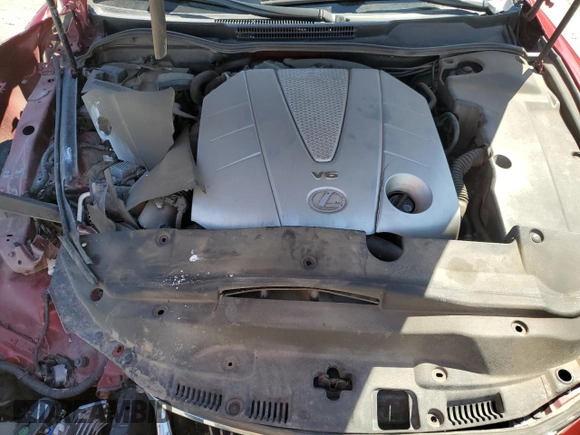 2008 Lexus IS 350 with VIN JTHBE262685018336, listed as a Copart auction lot 52635385 with 144,233 mi miles and Salvage title. Bid and sale history available at DreamBid. Image 12.