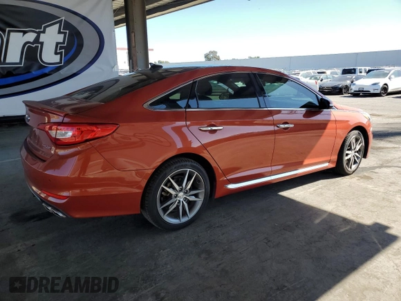 2015 Hyundai Sonata Limited z VIN 5NPE34AB2FH081938, wystawiony jako Copart lot #58261725 z przebiegiem 93 051 mil mil oraz Szkoda całkowita • Salvage title. Historia ofert i sprzedaży dostępna na DreamBid. Obrazek 3.