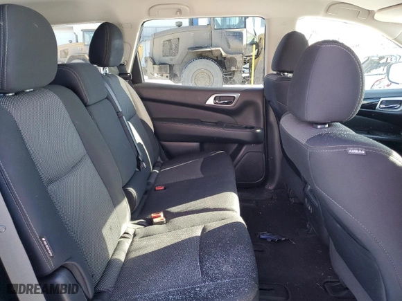 2019 Nissan Pathfinder S with VIN 5N1DR2MM9KC635490, listed as a Copart auction lot 52157255 with 140,433 mi miles and Salvage Title. Bid and sale history available at carsss.com. Image 10.