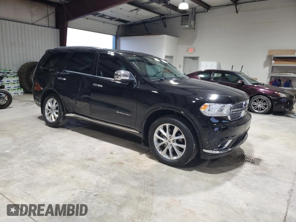 2019 Dodge Durango Citadel with VIN 1C4RDJEG3KC691825, listed as a Copart auction lot 72603824 with 32,343 mi miles and Salvage Title. Bid and sale history available at DreamBid. Image 4.