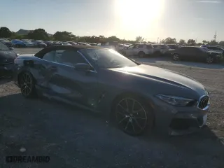 2019 BMW 8 Series M850i xDrive with VIN WBAFY4C50KBX39181, listed as a Copart auction lot 43533615 with 0 mi miles and Salvage Title. Bid and sale history available at carsss.com. Image 4.