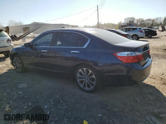 2013 Honda Accord Sport with VIN 1HGCR2F59DA250193, listed as a Copart auction lot 53237935 with 179,333 mi miles and Salvage Title. Bid and sale history available at DreamBid. Image 2.