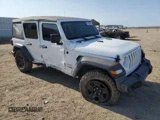2018 Jeep Wrangler Unlimited Sport z VIN 1C4HJXDG0JW151905, wystawiony jako Copart lot #61935995 z przebiegiem 43 750 mil mil oraz Szkoda całkowita • Salvage title. Historia ofert i sprzedaży dostępna na DreamBid. Obrazek 4.