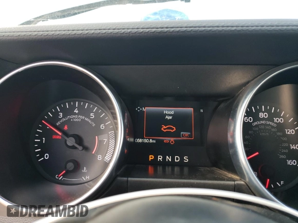 2023 Ford Mustang EcoBoost with VIN 1FATP8UH9P5110779, listed as a Copart auction lot 55920495 with 58,150 mi miles and Salvage title. Bid and sale history available at DreamBid. Image 9.