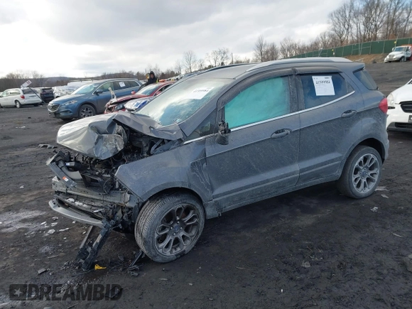 2019 Ford EcoSport Titanium with VIN MAJ6S3KL4KC283605, listed as a IAAI auction lot 41599984 with 36,844 mi miles and . Bid and sale history available at DreamBid. Image 2.