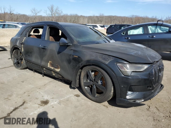 2019 Audi e-tron Premium Plus z VIN WA1LAAGE2KB013285, wystawiony jako Copart lot #61600395 z przebiegiem Nie podano mil oraz Nie do naprawy • Non repairable. Historia ofert i sprzedaży dostępna na DreamBid. Obrazek 4.