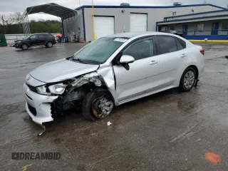 2020 Kia Rio LX with VIN 3KPA24AD3LE255745, listed as a Copart auction lot 51762075 with 99,284 mi miles and Salvage Title. Bid and sale history available at carsss.com. Image 1.