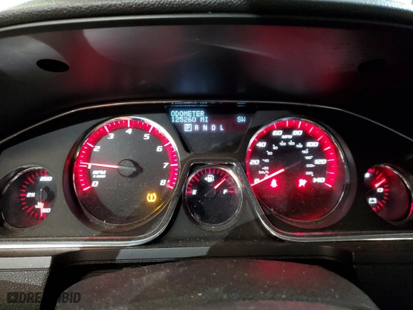 2015 GMC Acadia SLT with VIN 1GKKVRKD4FJ291303, listed as a Copart auction lot 44455675 with 125,260 mi miles and Salvage Title. Bid and sale history available at carsss.com. Image 9.