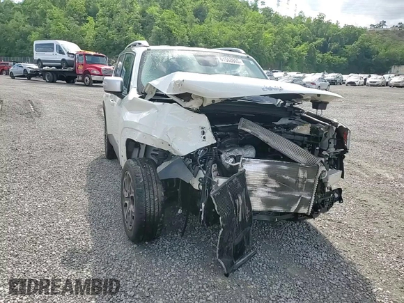 2016 Jeep Renegade Limited with VIN ZACCJBDT9GPC90284, listed as a Copart auction lot 61568865 with 104,099 mi miles and Salvage title. Bid and sale history available at DreamBid. Image 15.