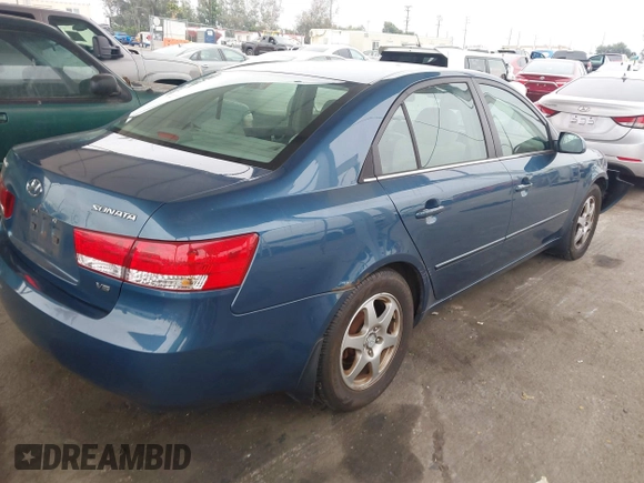 2006 Hyundai Sonata GLS with VIN 5NPEU46F16H120110, listed as a IAAI auction lot 42161406 with 83,366 mi miles and . Bid and sale history available at DreamBid. Image 4.