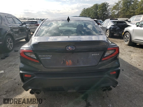 2023 Subaru WRX Premium with VIN JF1VBAF69P9823362, listed as a Copart auction lot 44951115 with 9,515 mi miles and Salvage Title. Bid and sale history available at carsss.com. Image 6.