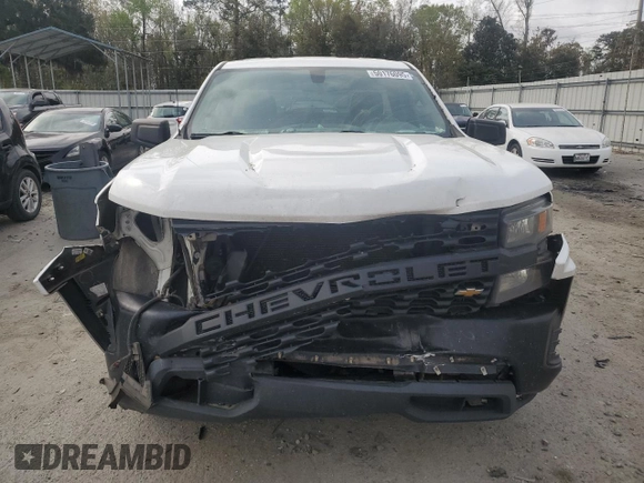 2020 Chevrolet Silverado 1500 Work Truck with VIN 3GCNWAEH7LG121522, listed as a Copart auction lot 50176095 with 166,094 mi miles and Salvage Title. Bid and sale history available at DreamBid. Image 5.
