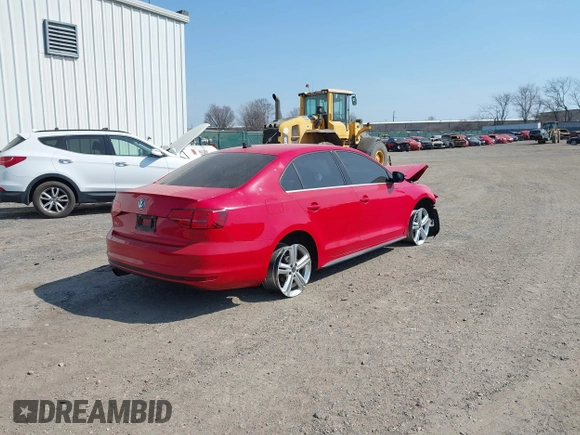 2015 Volkswagen Jetta Sedan 2.0T GLI SE with VIN 3VW5T7AJ2FM293898, listed as a IAAI auction lot 41753985 with 129,516 mi miles. Bid and sale history available at carsss.com. Image 4.
