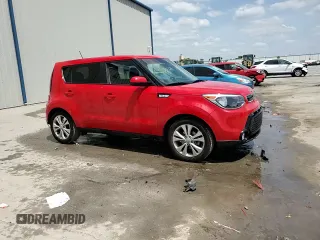 2016 Kia Soul + with VIN KNDJP3A52G7861368, listed as a Copart auction lot 54333335 with 91,454 mi miles and Salvage Title. Bid and sale history available at carsss.com. Image 14.