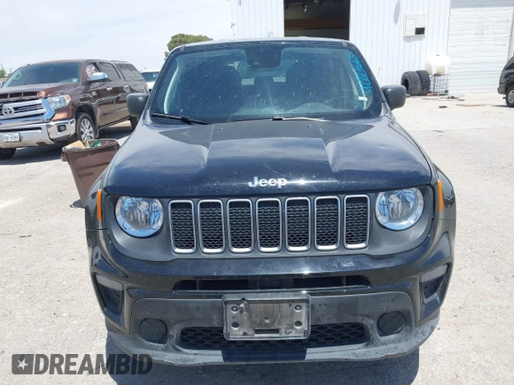 2023 Jeep Renegade Latitude with VIN ZACNJDB17PPP70052, listed as a IAAI auction lot 42223663 with 27,606 mi miles and . Bid and sale history available at DreamBid. Image 12.