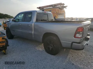 2022 Ram 1500 Big Horn with VIN 1C6SRFBT5NN144489, listed as a Copart auction lot 57112715 with 52,933 mi miles and Non repairable. Bid and sale history available at DreamBid. Image 2.