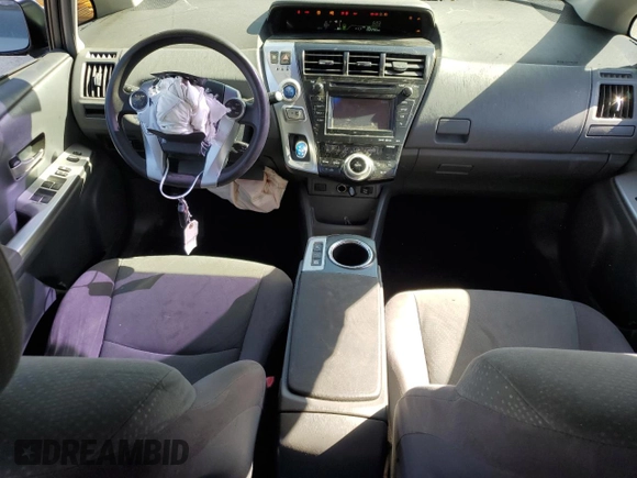2012 Toyota Prius Two with VIN JTDZN3EU9C3115298, listed as a Copart auction lot 53465245 with 152,292 mi miles and Salvage Title. Bid and sale history available at DreamBid. Image 8.