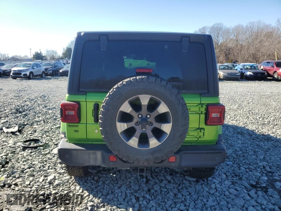 2019 Jeep Wrangler Unlimited Sahara with VIN 1C4HJXEN2KW510038, listed as a Copart auction lot 89243675 with 142,738 mi miles and Salvage title. Bid and sale history available at DreamBid. Image 6.