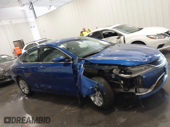 2015 Chrysler 200 C with VIN 1C3CCCCB7FN544899, listed as a IAAI auction lot 41896057 with 163,115 mi miles and . Bid and sale history available at carsss.com. Image 13.