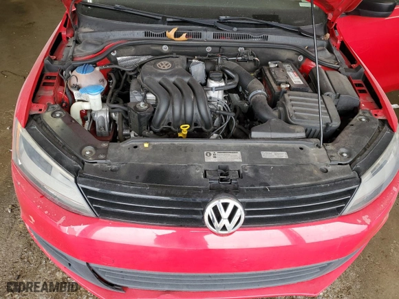 2014 Volkswagen Jetta Sedan S with VIN 3VW2K7AJ5EM335369, listed as a Copart auction lot 48570655 with 127,894 mi miles and Salvage Title. Bid and sale history available at carsss.com. Image 11.