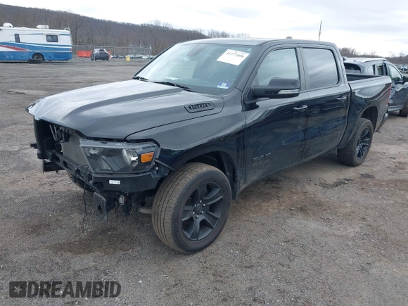 2020 Ram 1500 Big Horn with VIN 1C6SRFFT6LN183373, listed as a IAAI auction lot 41777408 with 43,457 mi miles. Bid and sale history available at carsss.com. Image 18.