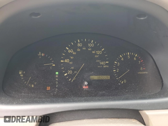 1999 Lexus RX 300 with VIN JT6HF10U7X0009824, listed as a Copart auction lot 52953135 with 180,006 mi miles and Salvage Title. Bid and sale history available at DreamBid. Image 9.