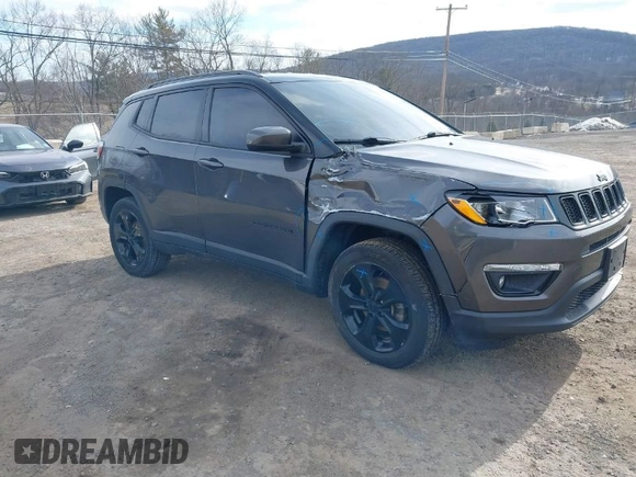 2019 Jeep Compass Latitude with VIN 3C4NJDBB4KT593022, listed as a IAAI auction lot 41627841 with 69,443 mi miles and . Bid and sale history available at DreamBid. Image 1.