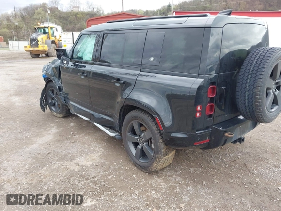 2022 Land Rover Defender X-Dynamic SE with VIN SALE27RU4N2099814, listed as a IAAI auction lot 41951353 with 54,606 mi miles and . Bid and sale history available at DreamBid. Image 3.