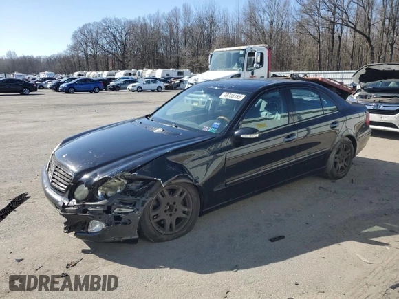 2004 Mercedes-Benz E-Class 3.2L with VIN WDBUF82J14X161148, listed as a Copart auction lot 49736185 with 170,026 mi miles and Salvage Title. Bid and sale history available at carsss.com. Image 1.