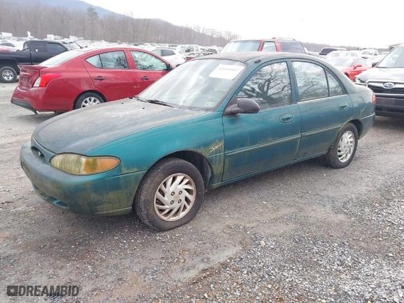 1998 Ford Escort SE with VIN 1FAFP13P0WW255845, listed as a IAAI auction lot 41610842 with 144582 miles. Bid and sale history available at carsss.com. Image 2.