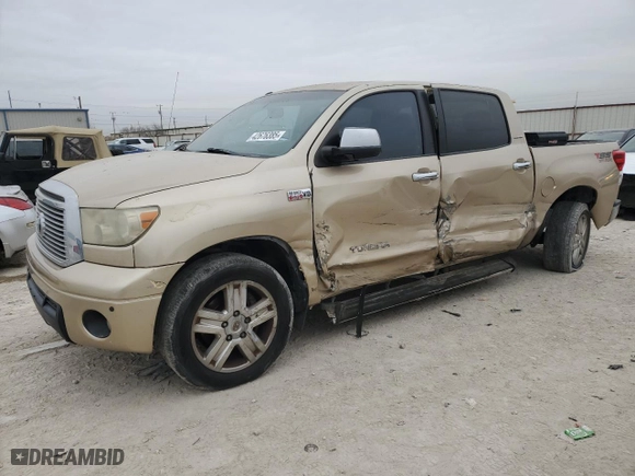 2010 Toyota Tundra 4WD Truck LTD with VIN 5TFHW5F14AX095802, listed as a Copart auction lot 42676385 with 0 mi miles and Salvage Title. Bid and sale history available at carsss.com. Image 1.