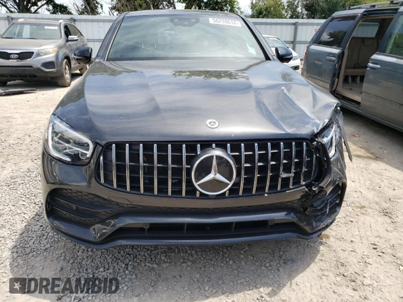 2021 Mercedes-Benz GLC with VIN W1N0J6EB0MF917896, listed as a Copart auction lot 56228614 with 32,147 mi miles and Salvage Title. Bid and sale history available at carsss.com. Image 5.