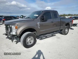 2022 Ford F-250 XL with VIN 1FT8X2BT4NEE14085, listed as a Copart auction lot 89144765 with 95,321 mi miles and Salvage Title. Bid and sale history available at DreamBid. Image 1.