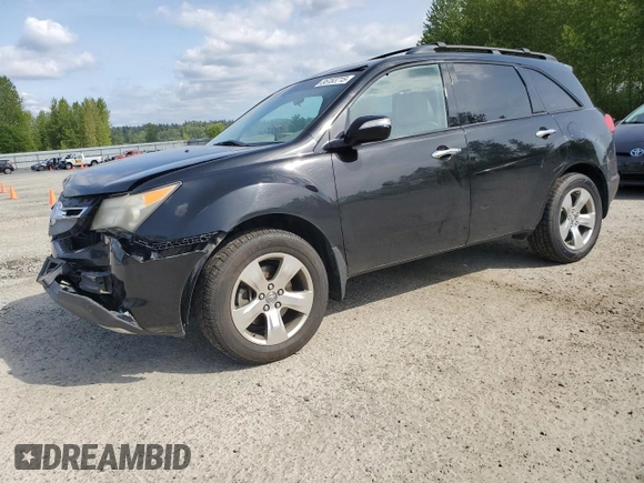 2007 Acura MDX Sport with VIN 2HNYD28867H503559, listed as a Copart auction lot 55153715 with 182,947 mi miles and Salvage Title. Bid and sale history available at DreamBid. Image 1.