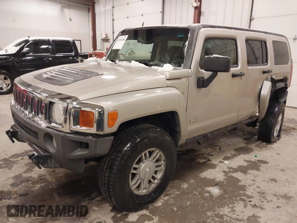 2007 Hummer H3 SUV with VIN 5GTDN13E078250892, listed as a IAAI auction lot 41991208 with 148,283 mi miles. Bid and sale history available at carsss.com. Image 17.