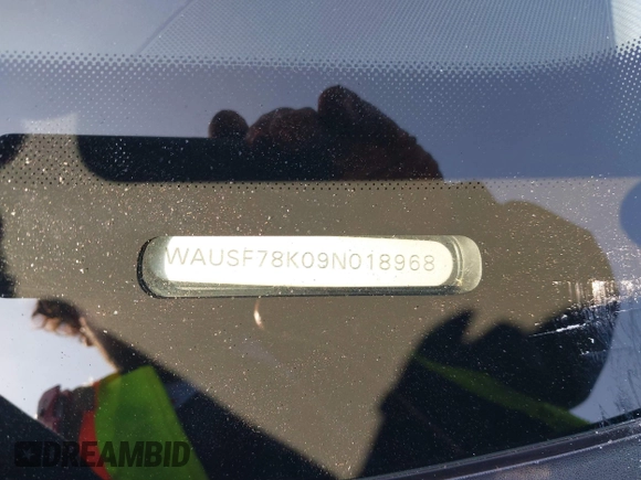 2009 Audi A4 Premium Plus с VIN WAUSF78K09N018968, выставлен на аукционе IAAI как лот 41479808 с пробегом 128 578 миль миль и . История ставок и продаж доступна на DreamBid. Изображение 9.