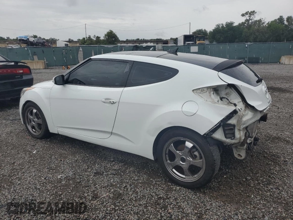 2012 Hyundai Veloster w/Black Int z VIN KMHTC6AD1CU030478, wystawiony jako Copart lot #62715005 z przebiegiem 127 625 mil mil oraz Szkoda całkowita • Salvage title. Historia ofert i sprzedaży dostępna na DreamBid. Obrazek 2.