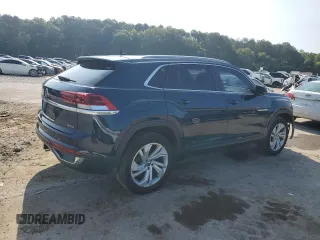 2020 Volkswagen Atlas SEL with VIN 1V2ME2CA9LC208916, listed as a Copart auction lot 58592685 with 111,216 mi miles and Salvage title. Bid and sale history available at DreamBid. Image 3.