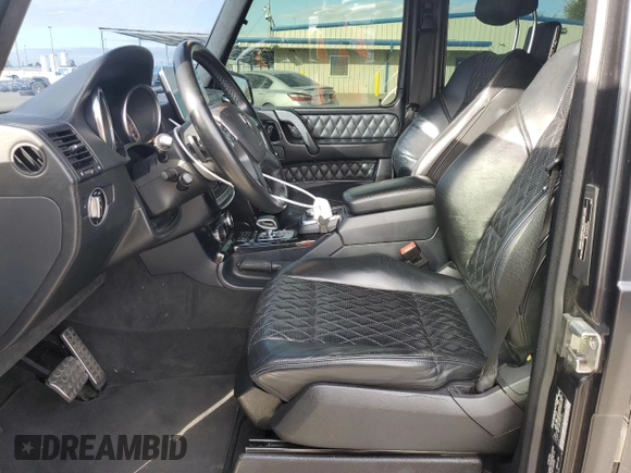 2016 Mercedes-Benz G-Class AMG G 63 with VIN WDCYC7DF9GX255095, listed as a Copart auction lot 46145585 with 78,847 mi miles and Salvage Title. Bid and sale history available at carsss.com. Image 7.