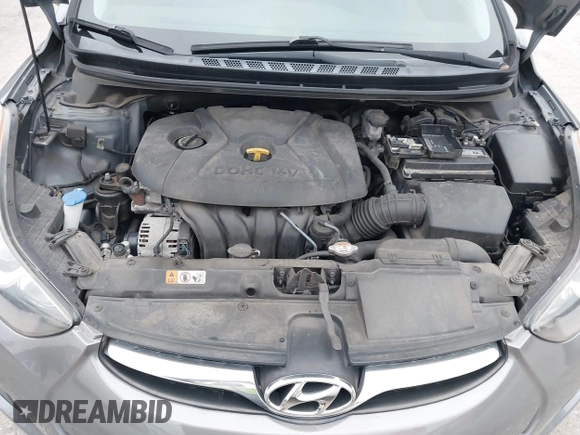 2013 Hyundai Elantra GLS z VIN 5NPDH4AE8DH383903, wystawiony jako IAAI lot #41104952 z przebiegiem 98 747 mil mil oraz . Historia ofert i sprzedaży dostępna na DreamBid. Obrazek 10.