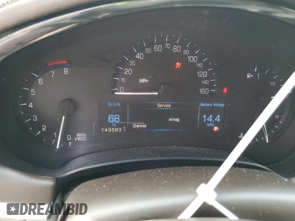 2013 Cadillac XTS Luxury with VIN 2G61P5S33D9125769, listed as a Copart auction lot 59671015 with 143,583 mi miles and Salvage title. Bid and sale history available at DreamBid. Image 9.