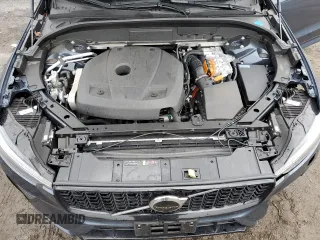 2023 Volvo XC60 Recharge Plug-In Hybrid Ultimate Dark Theme with VIN YV4H60DX0P1375509, listed as a Copart auction lot 46879715 with 0 mi miles and Salvage Title. Bid and sale history available at carsss.com. Image 12.